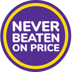 Never Beaten On Price logo